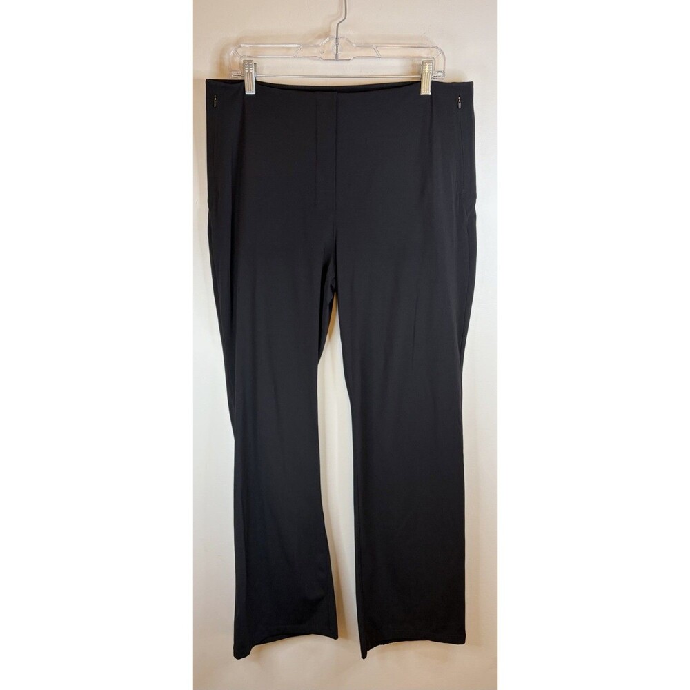 LULULEMON Black Smooth Fit Pull On High Rise Pants Women 14 Casual Active READ